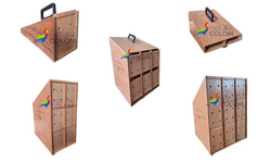 Transportines de madera para palomas