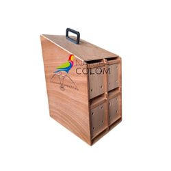 Transportines de madera para palomas