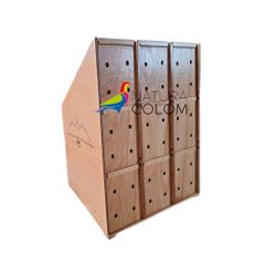 Transportines de madera para palomas