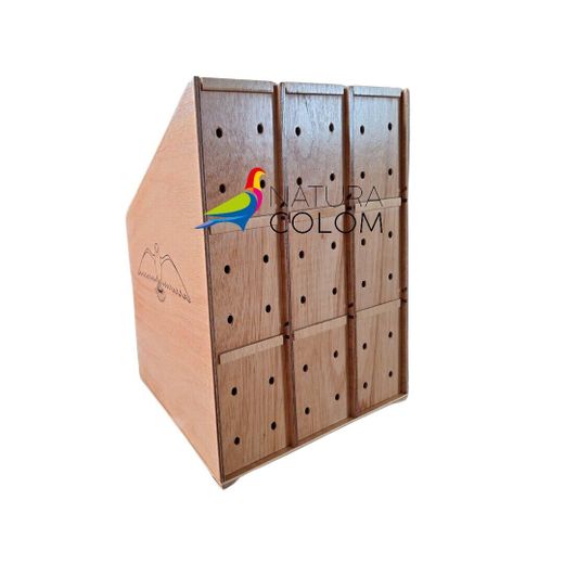 Transportines de madera para palomas