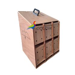 Transportines de madera para palomas